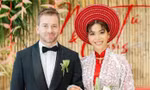 Showbiz 13/4: Minh Tú mặc áo dài cưới chồng Tây