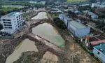 Sau bán đất sai quy hoạch, KĐT Thanh Hà lại múc đất, làm hồ trên khu quy hoạch cây xanh
