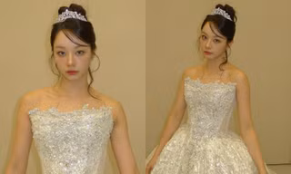 Hyeri hé lộ hình ảnh mặc váy cưới