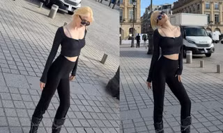 Han So Hee thu hút sự chú ý tại Paris