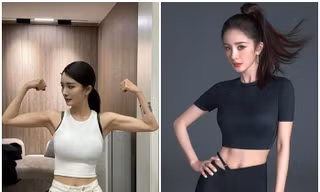 Dương Mịch 'gây sốt' với cơ bụng 'tỷ lệ Vàng'