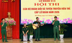Quân khu 3 khởi động thi cán bộ Đoàn giỏi và tuyên truyền viên trẻ 2026