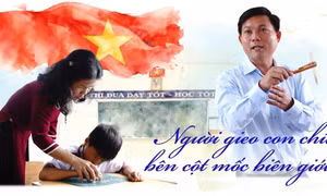 Người gieo chữ bên cột mốc biên giới 