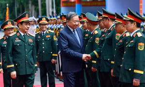 Tổng Bí thư Tô Lâm dự Đại hội Thi đua Quyết thắng toàn quân