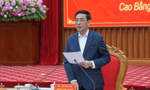 Đại tướng Phan Văn Giang kiểm tra công tác chuẩn bị bầu cử tại Cao Bằng