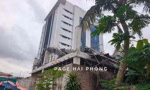 Sập giàn giáo ở Hải Phòng, 3 người thương vong