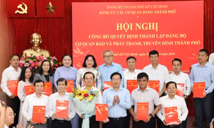 Ông Lê Văn Minh giữ chức Bí thư Đảng ủy Cơ quan Báo và Phát thanh, Truyền hình TP. HCM