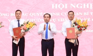 Điều động, bổ nhiệm nhiều cán bộ chủ chốt ở Hà Nội và 3 tỉnh