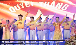 Tuổi trẻ Sĩ quan Lục quân 1 nối nhịp truyền thống từ lá cờ sáu chữ vàng