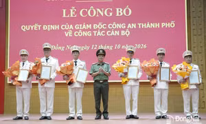 Công an thành phố Đồng Nai điều động lãnh đạo cấp phòng