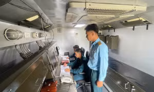 Những người lính bảo vệ con đường trọng yếu trên không