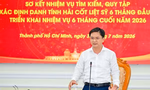 TPHCM đặt mục tiêu hoàn tất lấy mẫu ADN hơn 9.800 mộ liệt sĩ trước tháng 10
