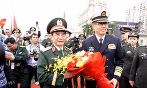 Bộ trưởng Quốc phòng Việt Nam - Trung Quốc tham dự nhiều hoạt động tại Quảng Ninh