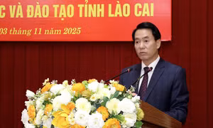 Ông Luyện Hữu Chung, Giám đốc Sở Giáo dục và Đào tạo tỉnh Lào Cai