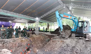 Mở rộng phạm vi tìm kiếm hài cốt liệt sĩ trong Công viên Lê Thị Riêng