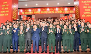 Tổng Bí thư Tô Lâm dự, chỉ đạo Đại hội đại biểu Đảng bộ Quân đội lần thứ XII