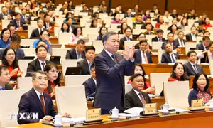 Lãnh đạo Đảng, Nhà nước dự Kỳ họp không thường lệ thứ Nhất, Quốc hội khóa XVI