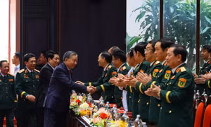 Tổng Bí thư và Chủ tịch nước dự phiên bế mạc Đại hội đại biểu Đảng bộ Quân đội lần thứ XII