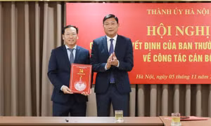 Công bố quyết định của Ban Thường vụ Thành ủy Hà Nội về công tác cán bộ