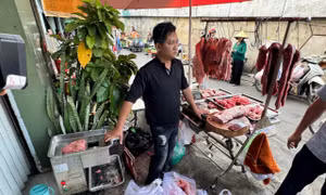 Triệt phá công xưởng dùng hóa chất làm giả 'thịt bò' ở TPHCM 