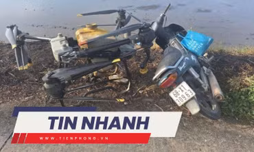 TIN NHANH: Máy bay không người lái khiến người đi đường tử vong