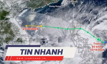 TIN NHANH: Chuyên gia nói về sự dị thường của bão Trà Mi khi vào Biển Đông