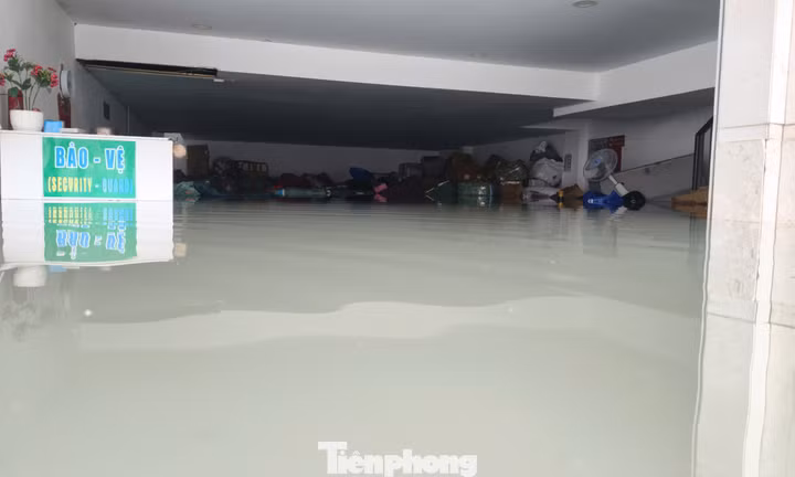 Tầng hầm biệt thự, ngân hàng ở TPHCM ngập sâu, nhiều tài sản ngâm trong nước