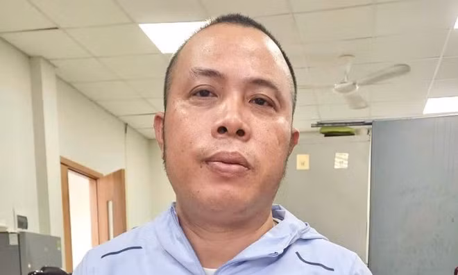 Đối tượng Tường tại Cơ quan Công an.