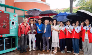 Chương trình 'Chai nhựa tái sinh, hành trình tiếp nối' góp phần giúp sinh viên nâng cao trách nhiệm với cộng đồng