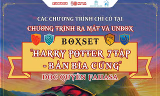 Loạt quà tặng dành cho các POTTERHEAD khi tham gia lễ hội HARRY POTTER tại Nhà sách FAHASA Tân Định