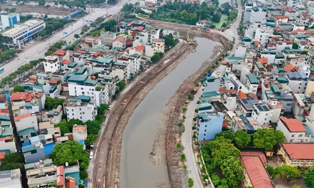 Dự án cải tạo hạ lưu sông Kim Ngưu gần 700 tỷ đồng giờ ra sao?