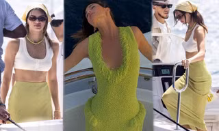 Kendall Jenner lăng xê màu xanh bơ, ‘thả rông’ hay kín bưng đều khiến fan nức nở