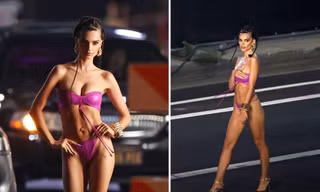 Emily Ratajkowski sexy hết nấc trong show nội y của Rihanna 