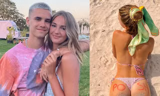 Bạn gái con trai nhà Beckham viết nghệ danh mẹ chồng tương lai lên vòng 3 gây tranh cãi 