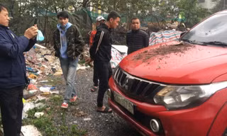 Xác minh vụ chậu hoa từ tầng cao chung cư ở Hà Nội rơi trúng ô tô