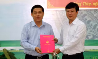 Ông Nguyễn Ngọc Minh làm Bí thư Huyện Tân Hồng