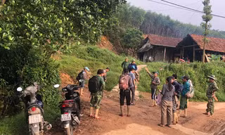 Huy động 60 người vào rừng tìm kiếm người đàn ông mất tích bí ẩn ở Quảng Bình