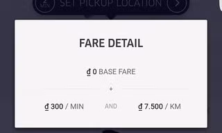 Giá cước Uberx đã tăng 50% cho mỗi km so với trước tại Hà Nội