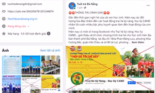 Đà Nẵng cảnh báo các trang facebook giả mạo chương trình Học kỳ Công an nhân dân
