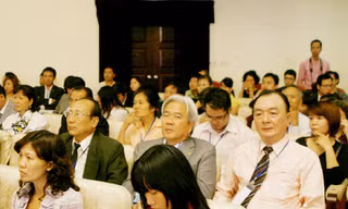 Các doanh nhân Việt kiều tại buổi gặp mặt. Ảnh: M.Đức