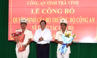 Hai Phó Giám đốc Công an tỉnh Trà Vinh nghỉ hưu trước tuổi