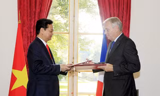 Việt Nam - Pháp: Nâng cấp quan hệ lên đối tác chiến lược