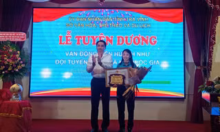 Trà Vinh tuyên dương nữ tuyển thủ Huỳnh Như
