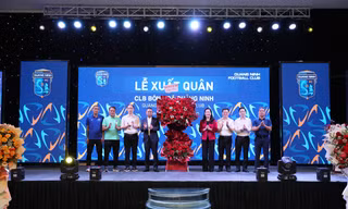 Quảng Ninh đặt mục tiêu thăng hạng Nhất mùa giải 2025 (ảnh Văn Hải)