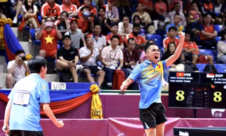 Việt Nam giành HCV bóng bàn nội dung đồng đội nam nữ sau 26 năm chờ đợi tại SEA Games 32 (ảnh Anh Quý)