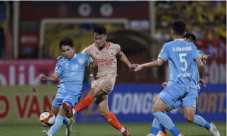 Nam Định đang là bất ngờ lớn nhất của V-League 2024 (ảnh Anh Tú)