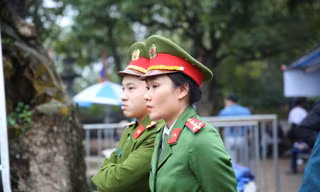 Siết chặt an ninh trước đêm Khai ấn đền Trần 2023