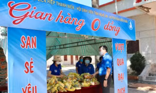 Hàng loạt gian hàng 0 đồng san sẻ yêu thương trong mùa dịch 