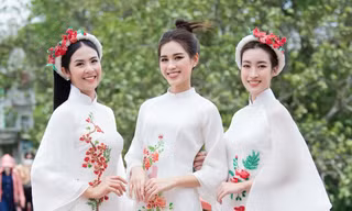 Tạm gác tin đồn nhận lời cầu hôn của thiếu gia, Hoa hậu Đỗ Mỹ Linh đọ sắc với Đỗ Thị Hà, Ngọc Hân