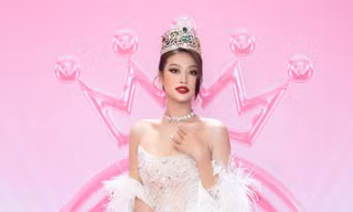 Khán giả lại phát hiện vương miện của Hoa hậu Thiên Ân có dấu hiệu lạ